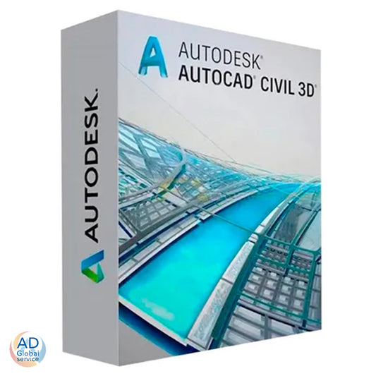 Autodesk Civil 3D 2024 - 2025 Licenza 1 Anno 3 Pc Dispositivi (Windows)