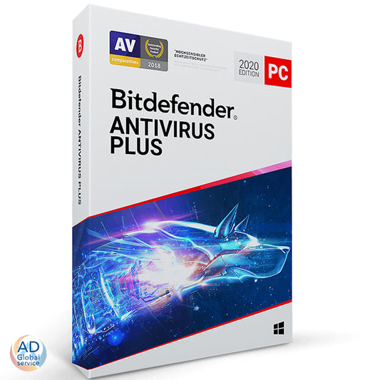 Bitdefender Antivirus Plus 2024 Multi Dispositivo 1 / 2 / 3 Anni Licenza (Windows)