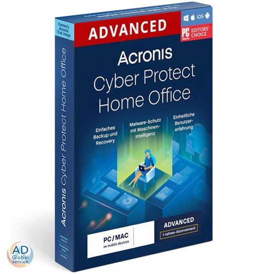Acronis Cyber Protect Home Office Advanced + Cloud Storage (Windows / MacOS)
