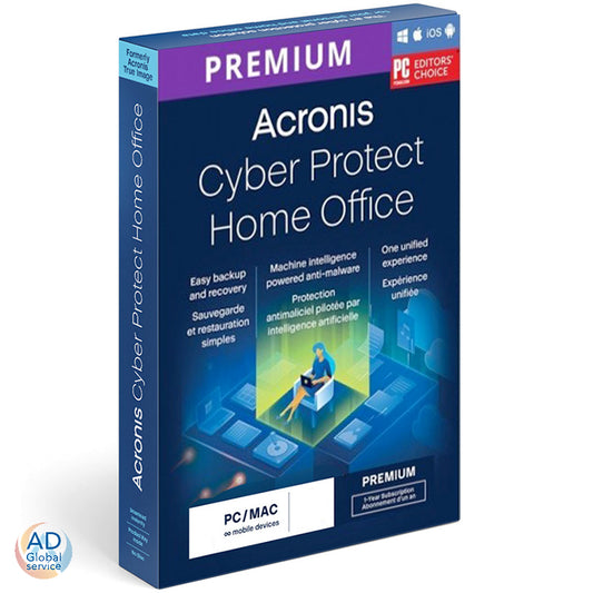 Acronis Cyber Protect Home Office Premium + 1TB Acronis Cloud Storage 1 Anno (Windows / MacOS)