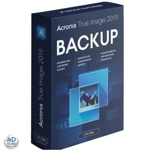 Acronis True Image 2019 Multi Dispositivo Pc (Windows / Mac) Licenza Perpetua