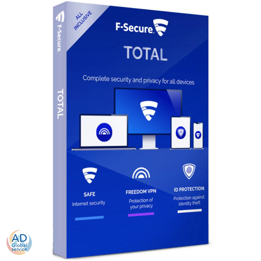 F-Secure Total + VPN 2024 Multi Dispositivo 1 Anno (Windows / MacOS)