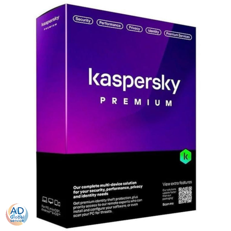 Kaspersky Premium Total security 2024 Multi Dispositivo (Windows / MacOS / Android)
