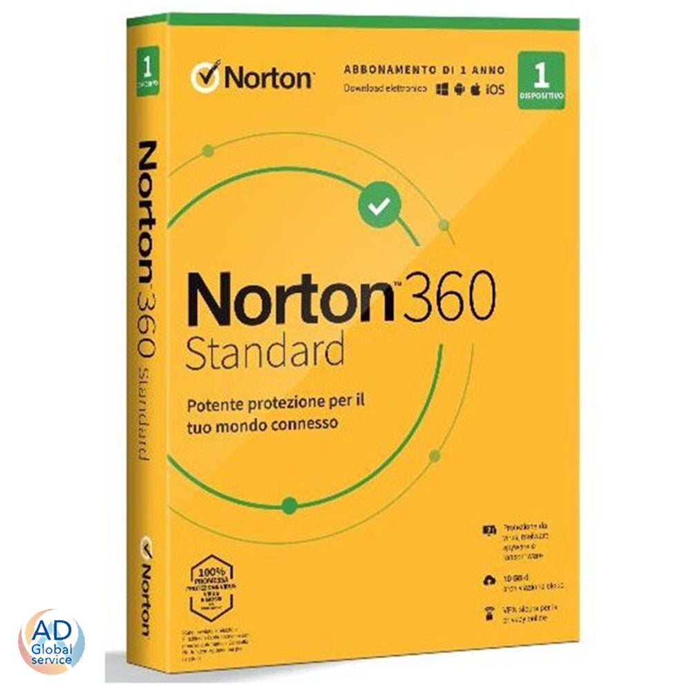 Norton 360 2025 Multi-Dispositivo 1 Anno (Windows / Mac / iOS / Android)