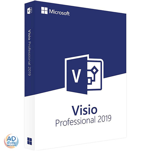 Microsoft Visio 2019 Professional 32 / 64 bit (1 Dispositivo PC Windows)