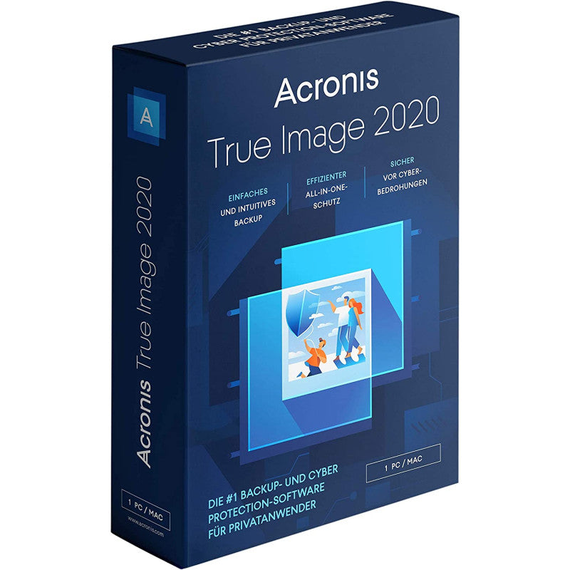 Acronis True Image 2020 Multi Dispositivo Pc (Windows / Mac) Licenza Perpetua