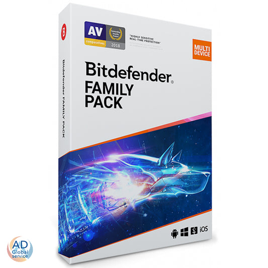 Bitdefender Family Pack 2025 15 Dispositivi 1 / 2 Anni (Windows / MacOS / Android / iOS)