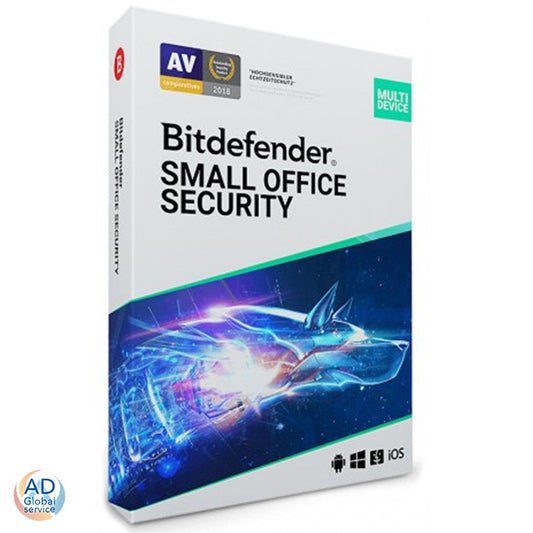 Bitdefender Small Office Security 2023 Multi Dispositivo Pc 1 / 2 / 3 Anni Licenza (Windows / MacOS / Android / iOS)