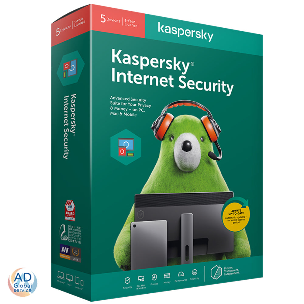 Kaspersky Internet Security 2023 3 Dispositivi PC 1 Anno Multi-Device 360 giorni (Windows / MacOS / Android)