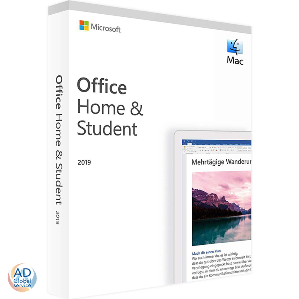 Microsoft Office 2019 Home & Student 32 / 64 bit (MacOS)