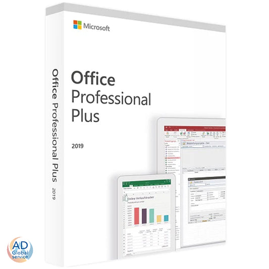 Microsoft Office 2019 Professional Plus 32 / 64 bit (Windows)