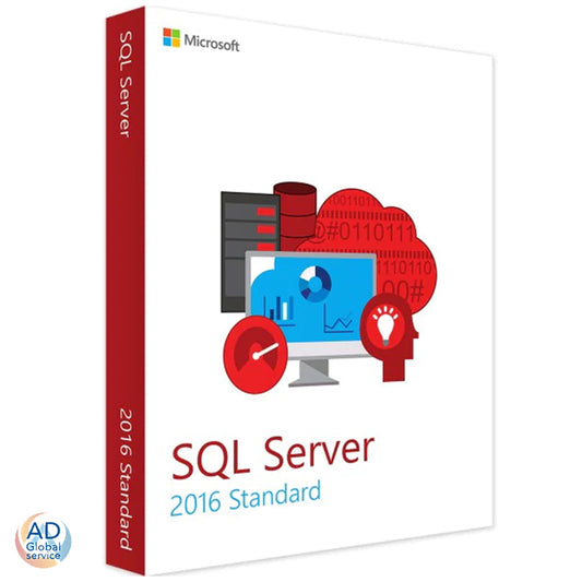 SQL SERVER 2016 STANDARD 2 CORE 32/64 BIT